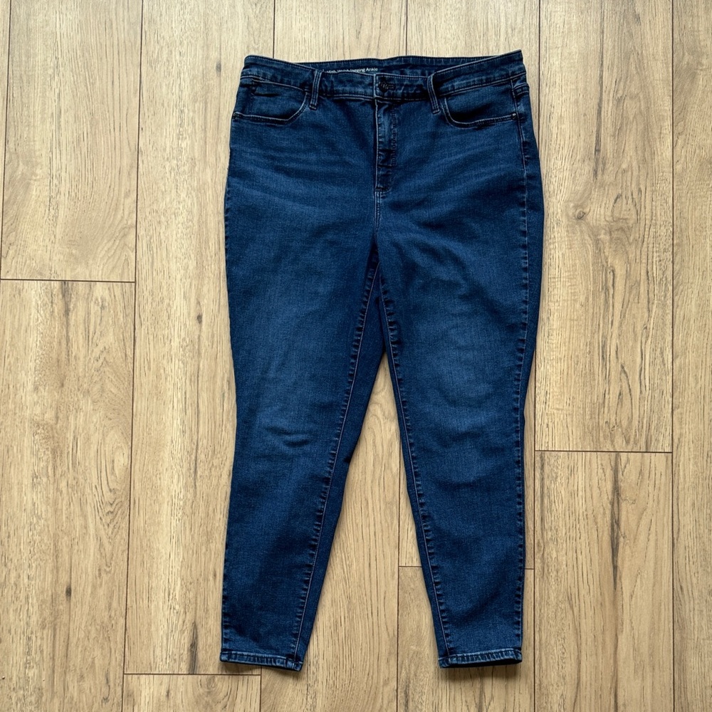 Talbots Flawless Jeans Womens 14P Petite High Waist Jegging Ankle Stretch